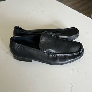 Geox Respira driving loafers black leather men’s size euro 45 or US Size 11.5
